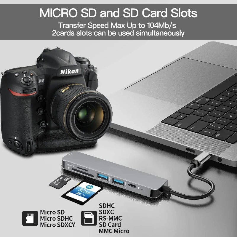 Multiport USB-C Hub with 4K HDMI