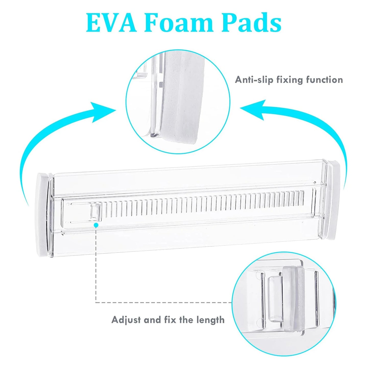 Expandable Clear Drawer Divider Set