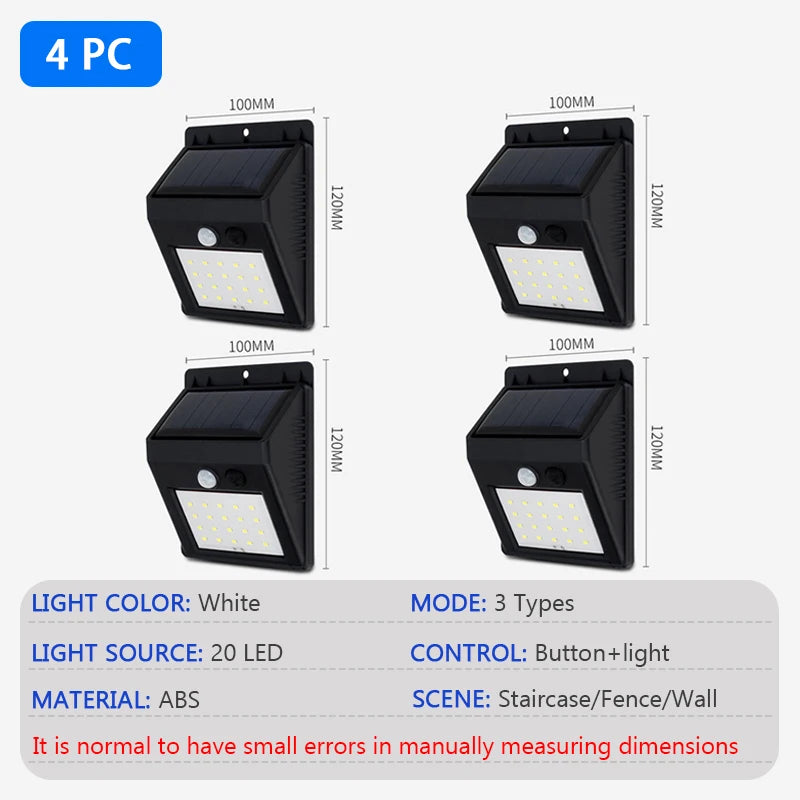 Solar Motion Sensor Wall Light