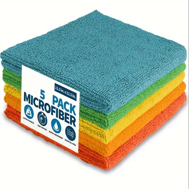 Reusable Microfiber Cleaning Cloth Set