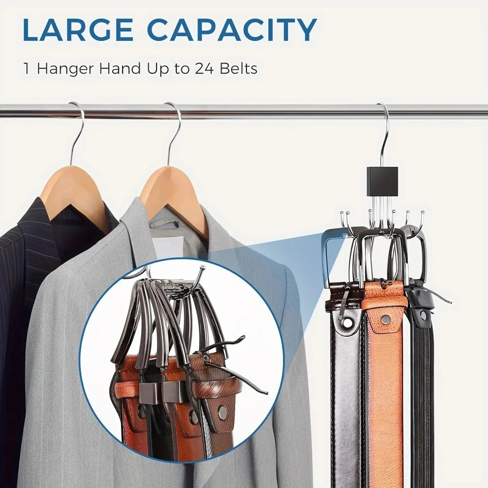 360° Rotating Multi-Hook Belt Hanger