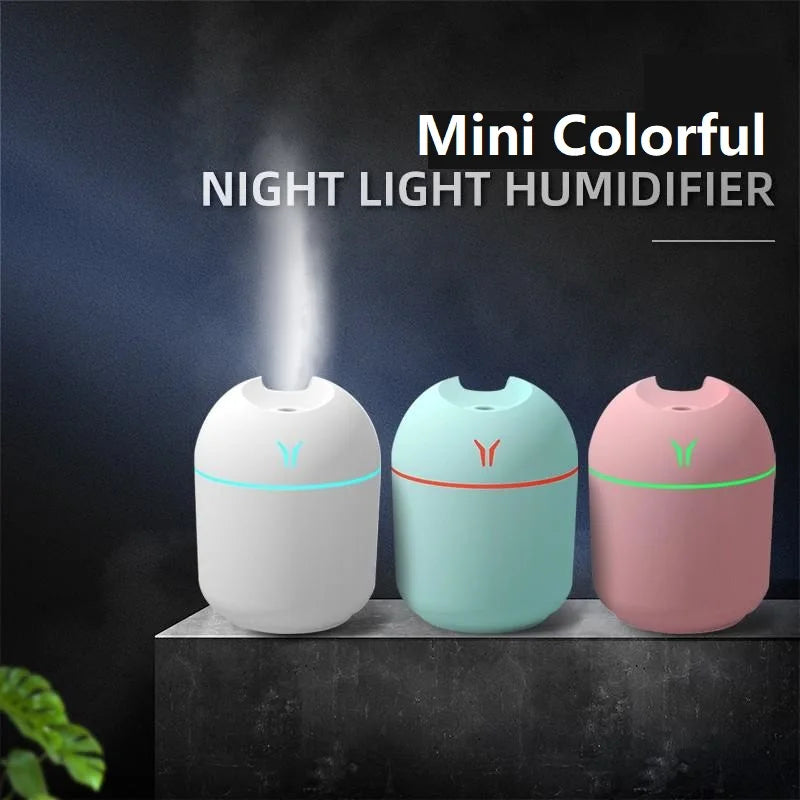 250 mL USB Mini Humidifier with LED Light