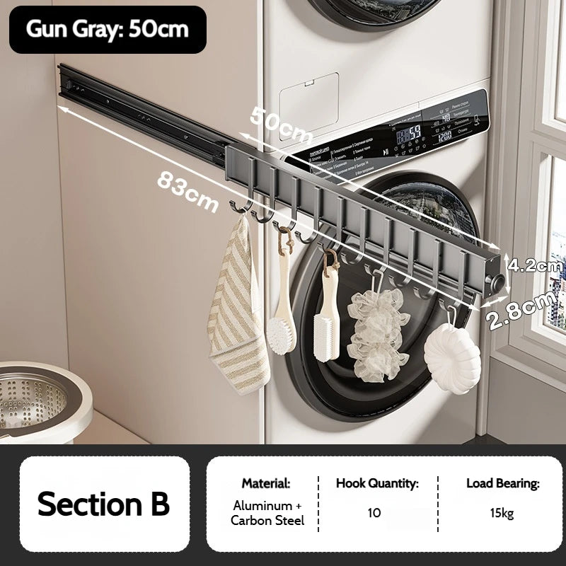 Pull-Out Closet Hanging Rod Collection
