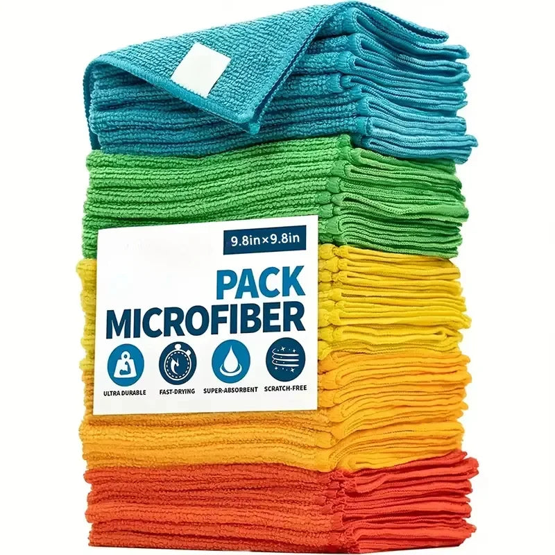 Reusable Microfiber Cleaning Cloth Set