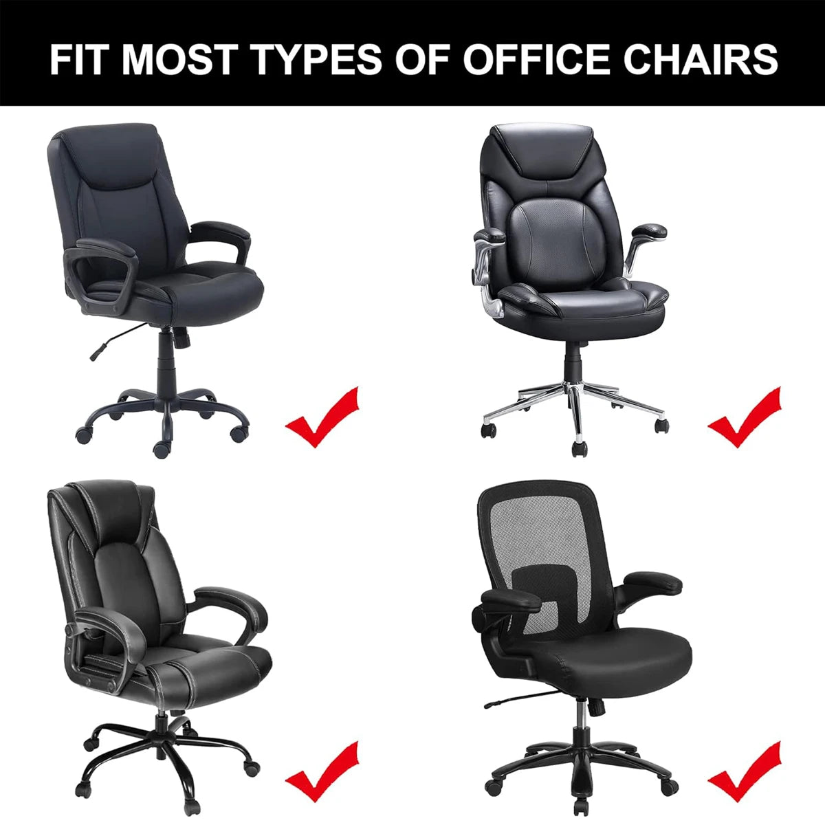 Stretch Office Chair Cover Set