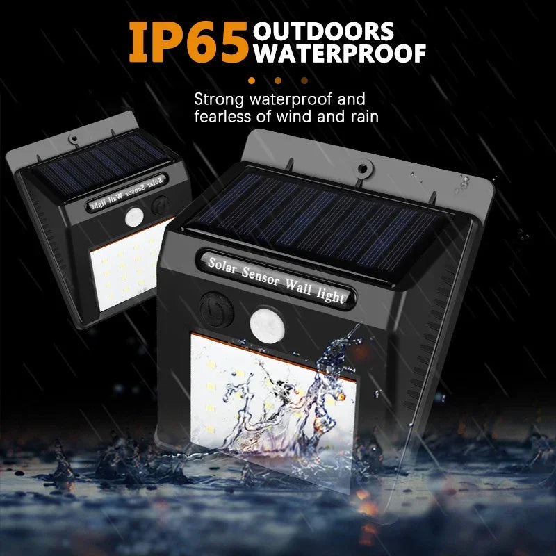 Solar Motion Sensor Wall Light