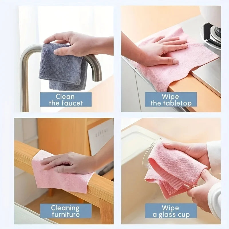 Reusable Tear-Off Cleaning Cloth Roll