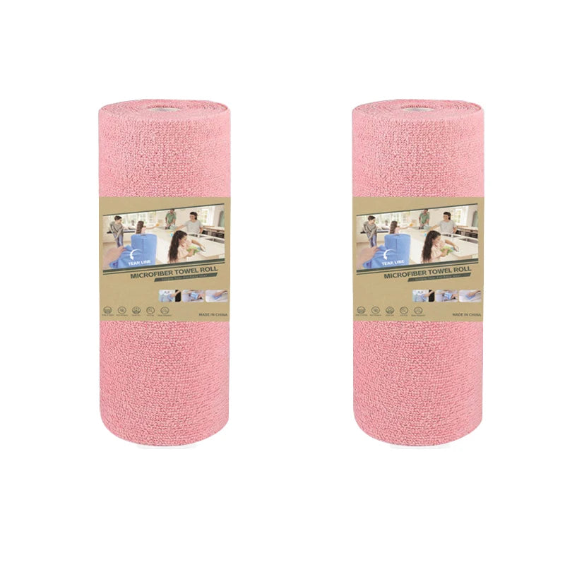 Reusable Tear-Off Cleaning Cloth Roll