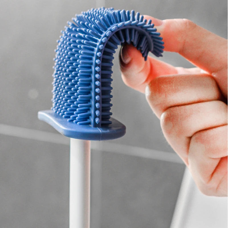 Long-Handle Wall-Mounted Toilet Brush