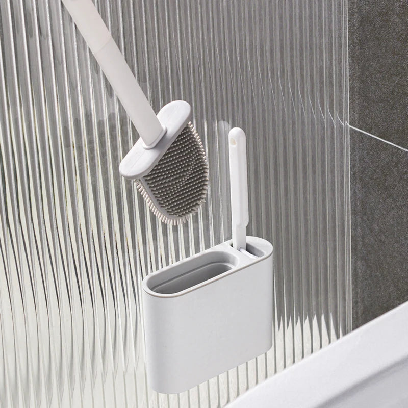 Long-Handle Wall-Mounted Toilet Brush
