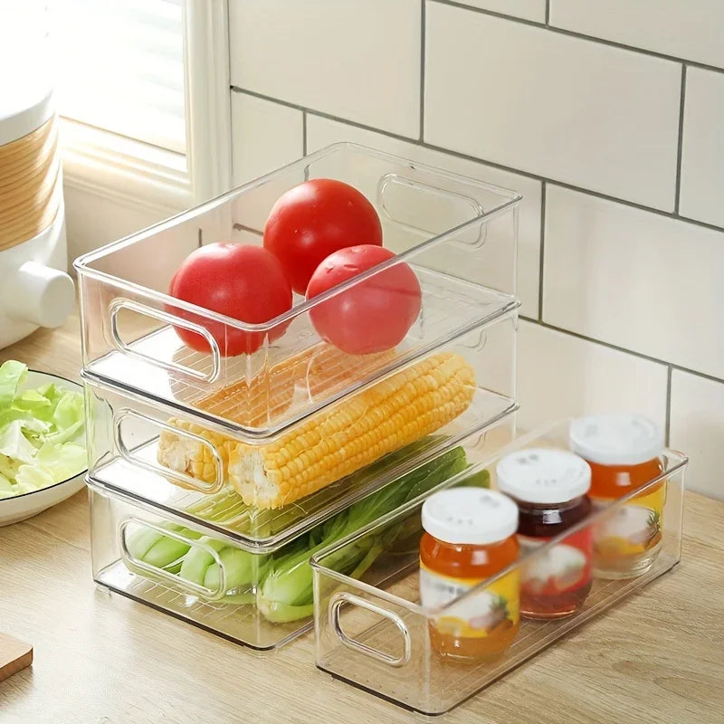 Transparent Refrigerator Storage Bin