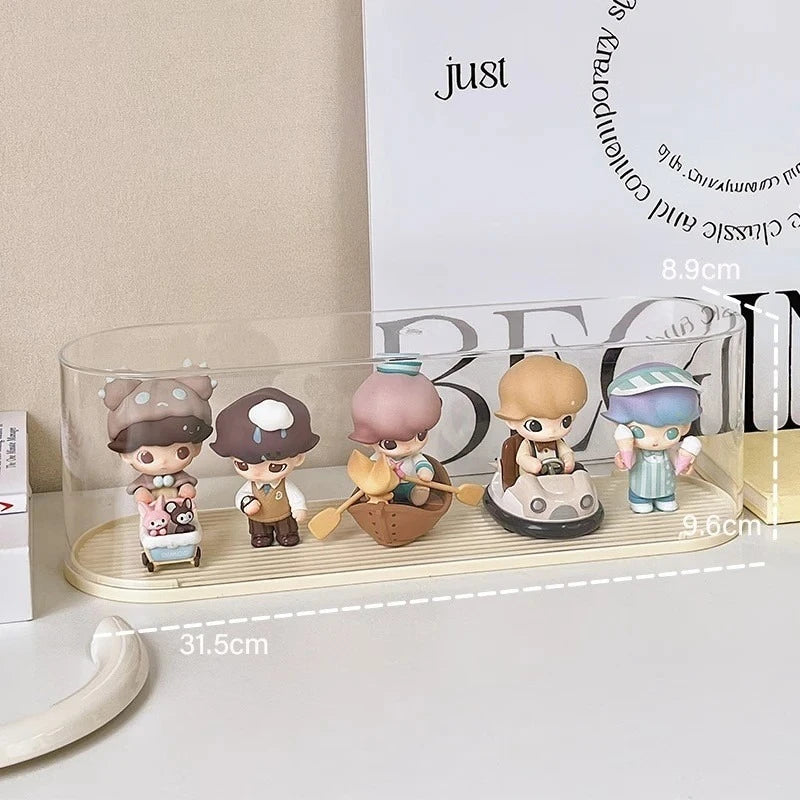 Clear Display Case with Removable Shelves