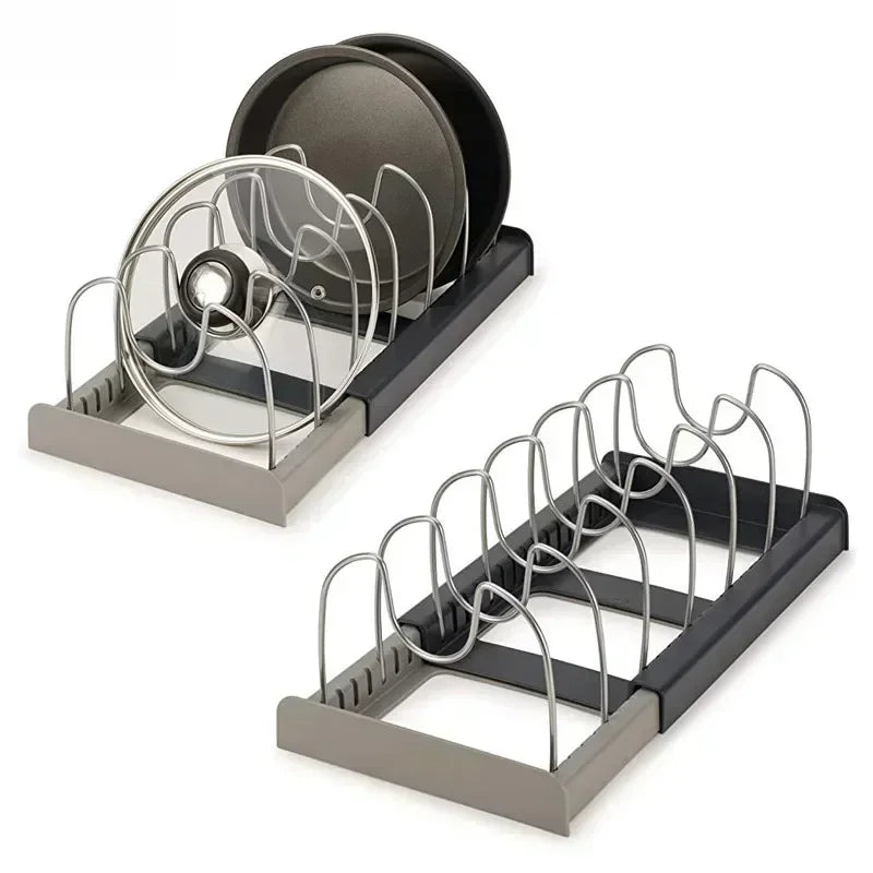 Expandable Pot & Pan Organizer Rack