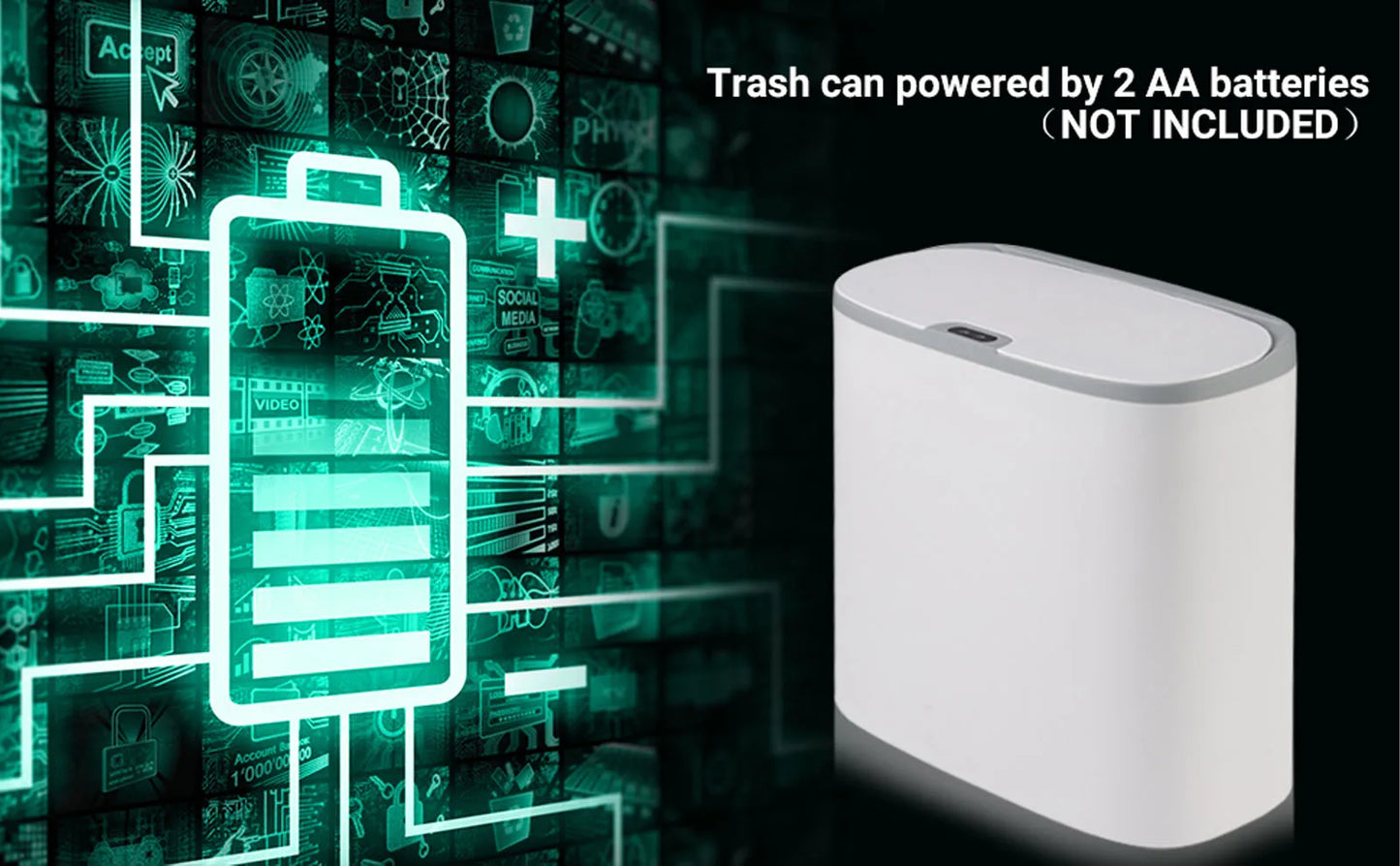 13 L Touchless Sensor Trash Can