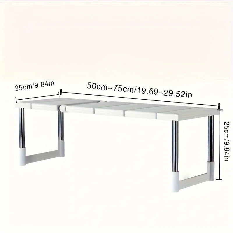 Expandable Under-Sink Storage Rack