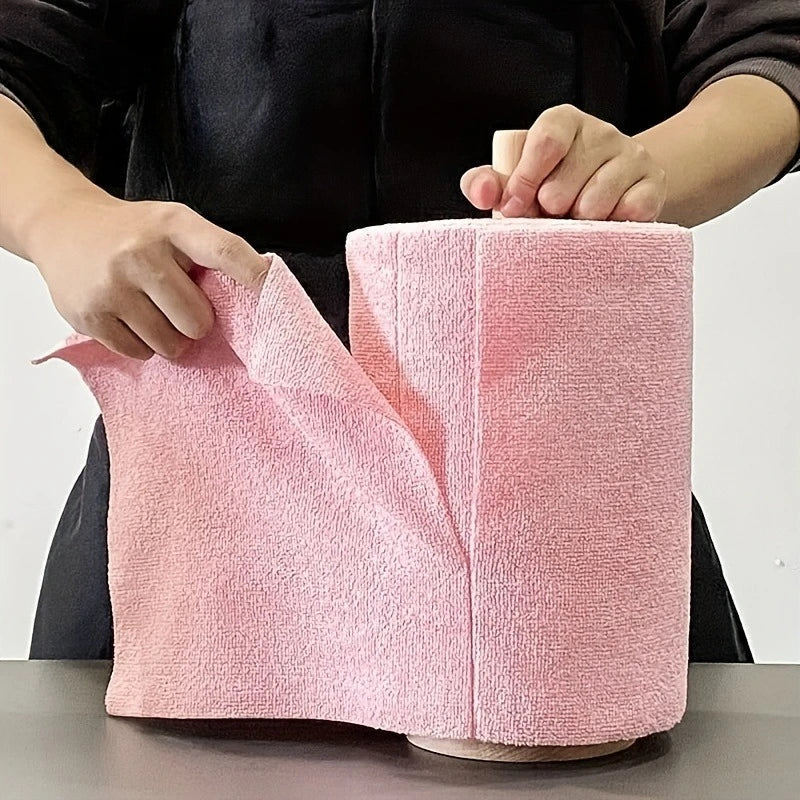 Reusable Tear-Off Cleaning Cloth Roll