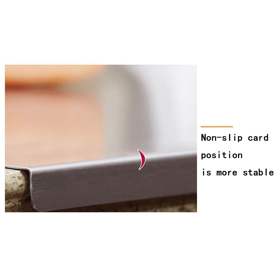 L-Shaped Stainless Steel Countertop Prep Board