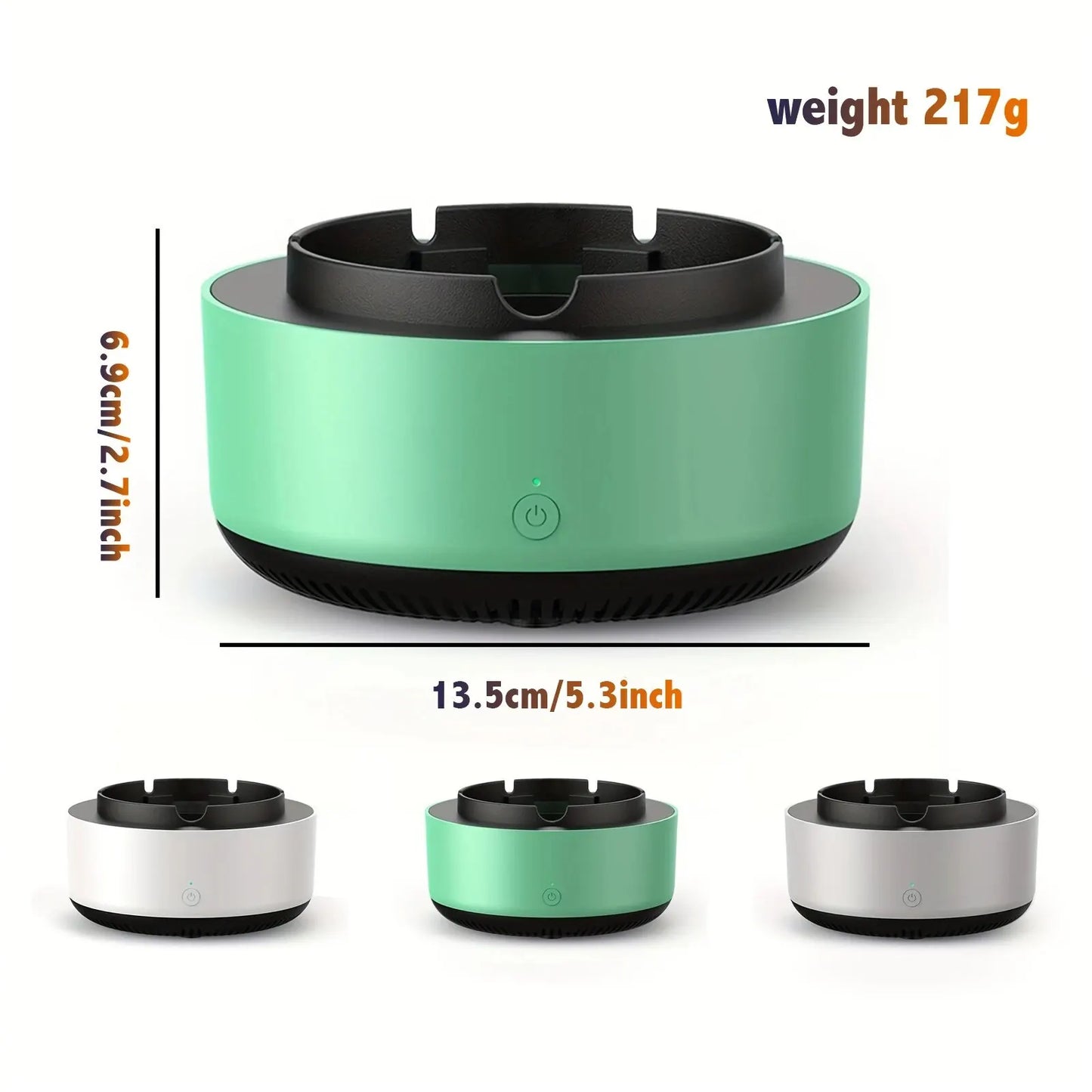 Smokeless Ashtray with Air Filtration