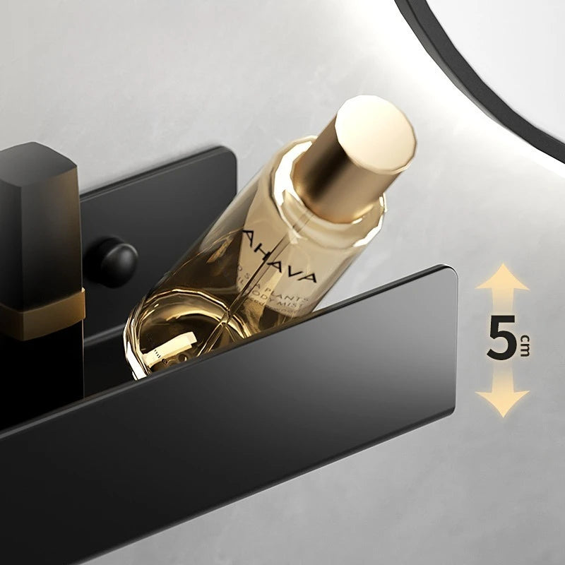 Slim Aluminum Wall-Mounted Bathroom Shelf