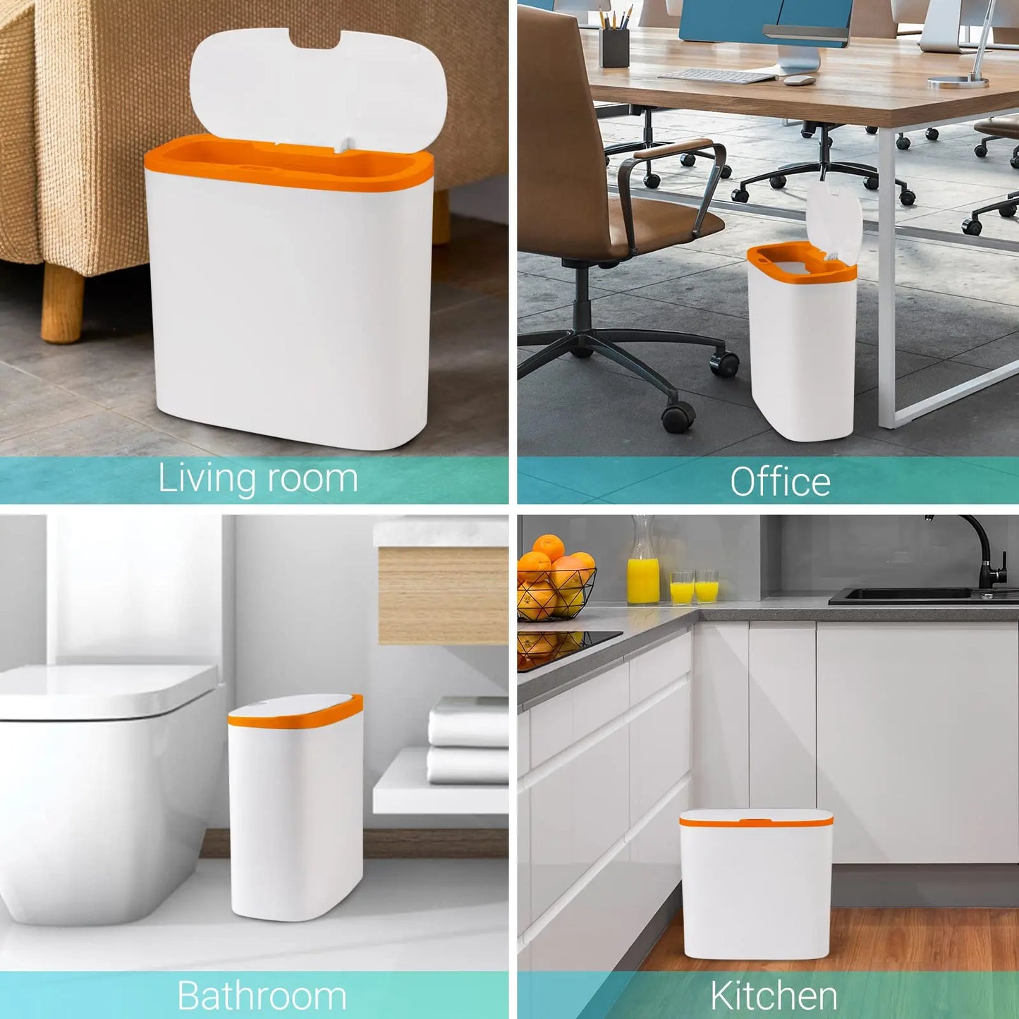 13 L Touchless Sensor Trash Can