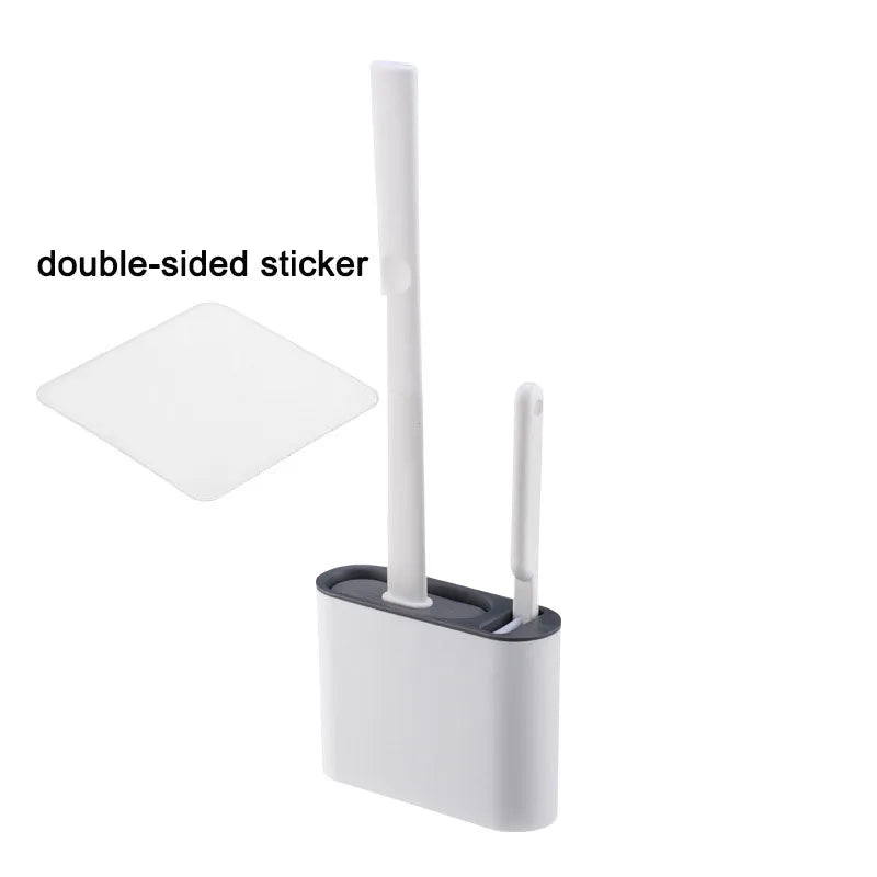 Long-Handle Wall-Mounted Toilet Brush