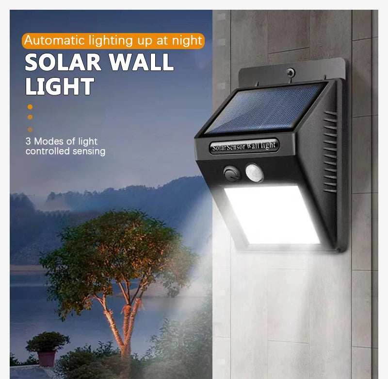 Solar Motion Sensor Wall Light