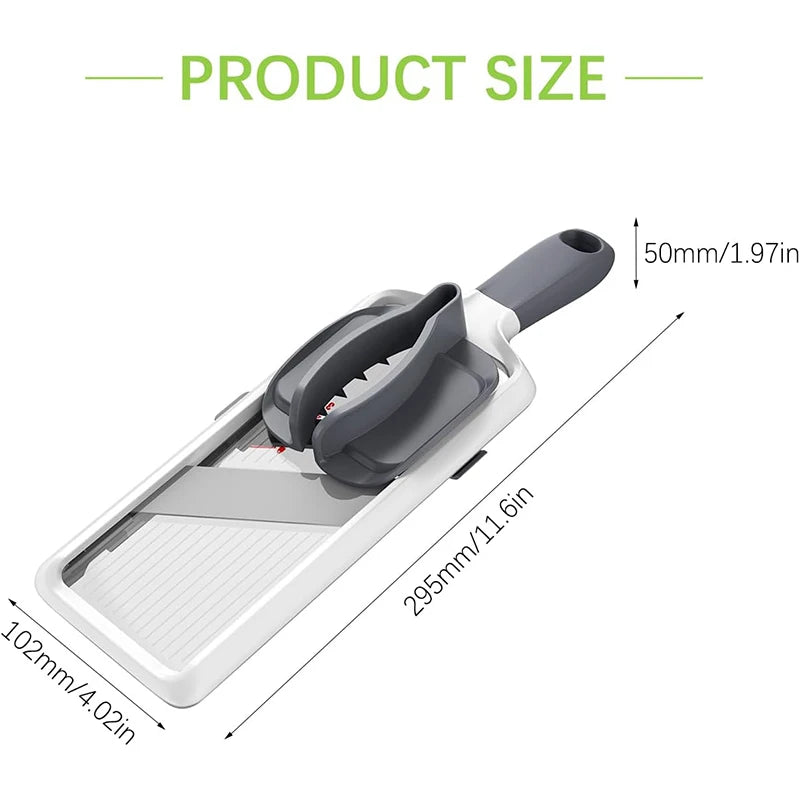 Adjustable Handheld Mandoline Slicer