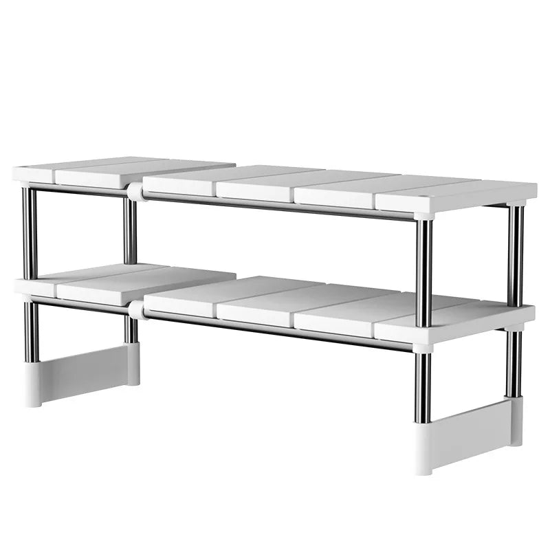 Expandable Under-Sink Storage Rack