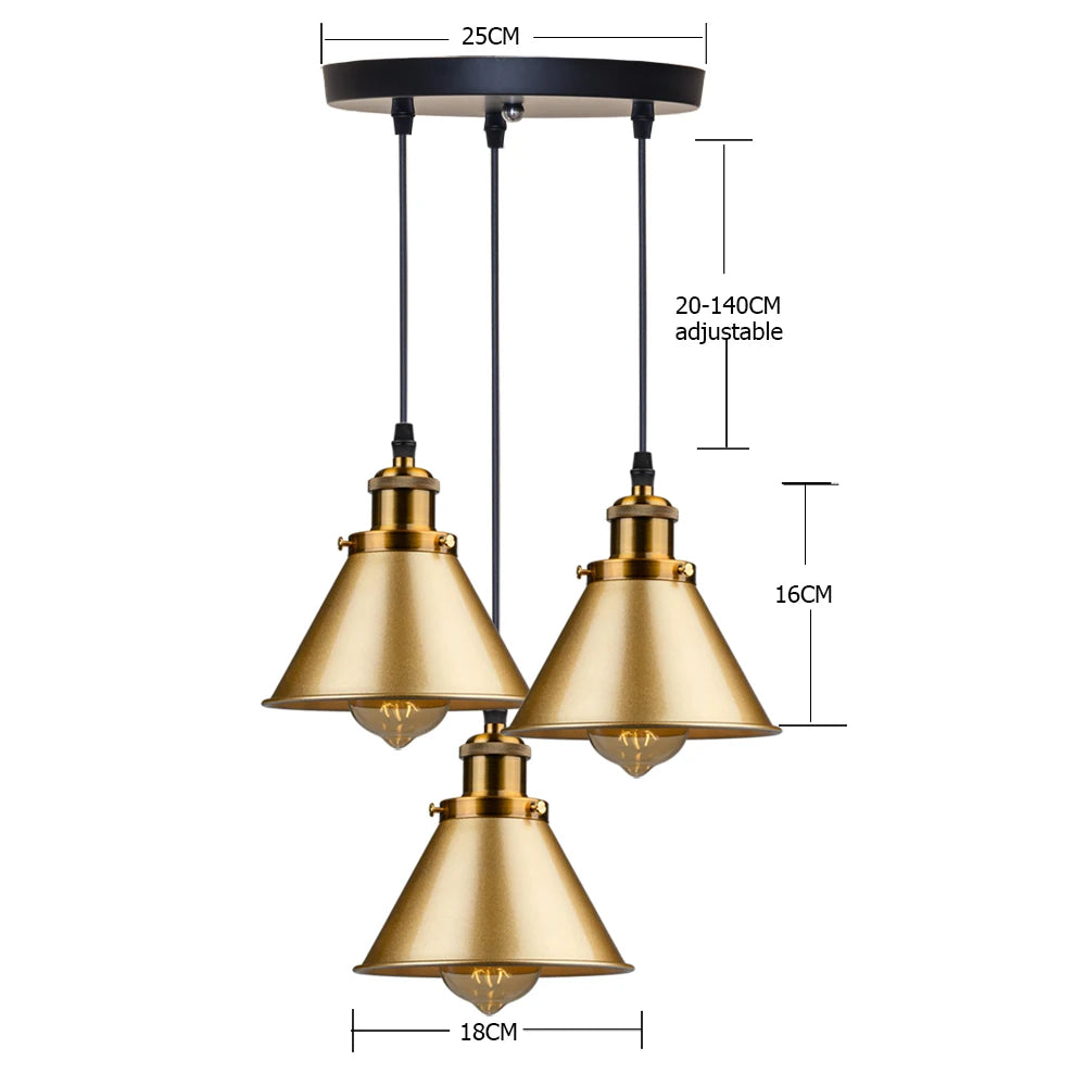 Retro Metal Pendant Light Collection