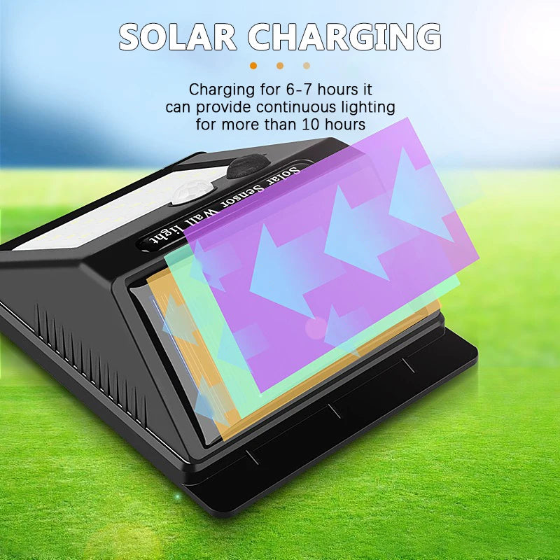 Solar Motion Sensor Wall Light