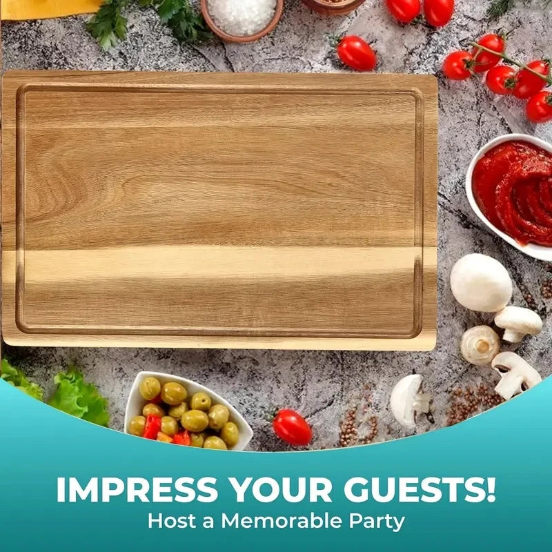 Natural Wood Cutting & Serving Board