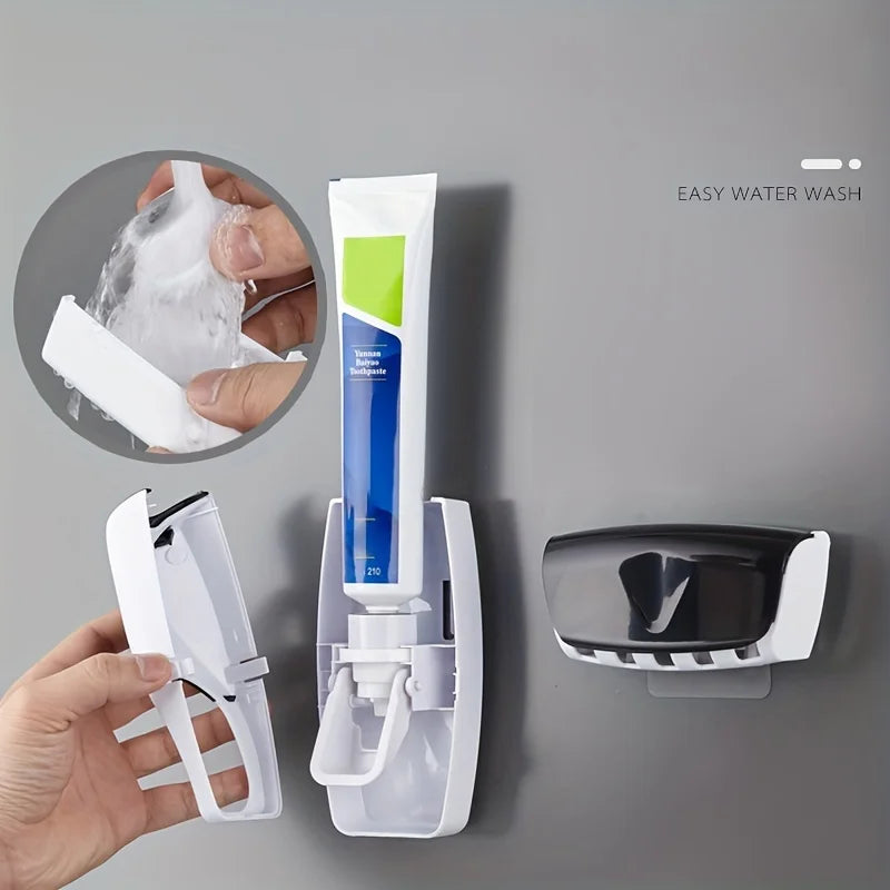 Wall-Mounted Toothbrush Organizer Set