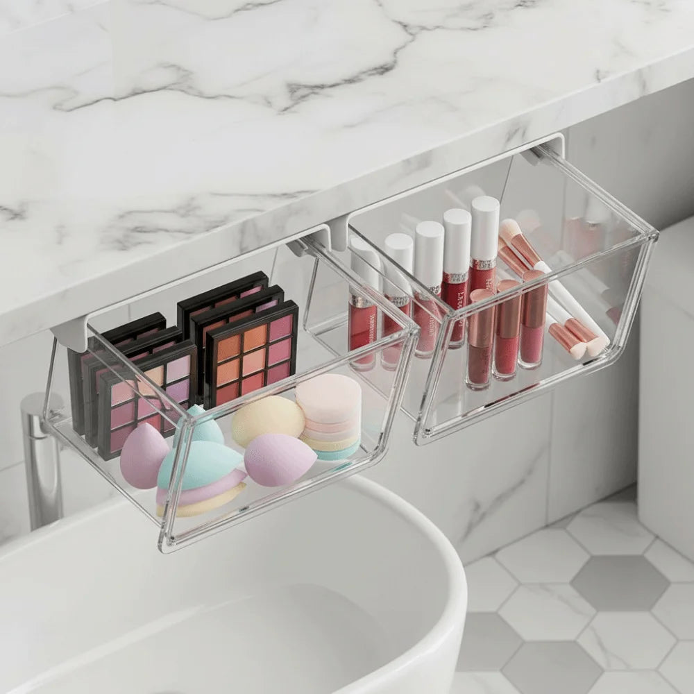 Self-Adhesive Under-Shelf Drawer Organizer