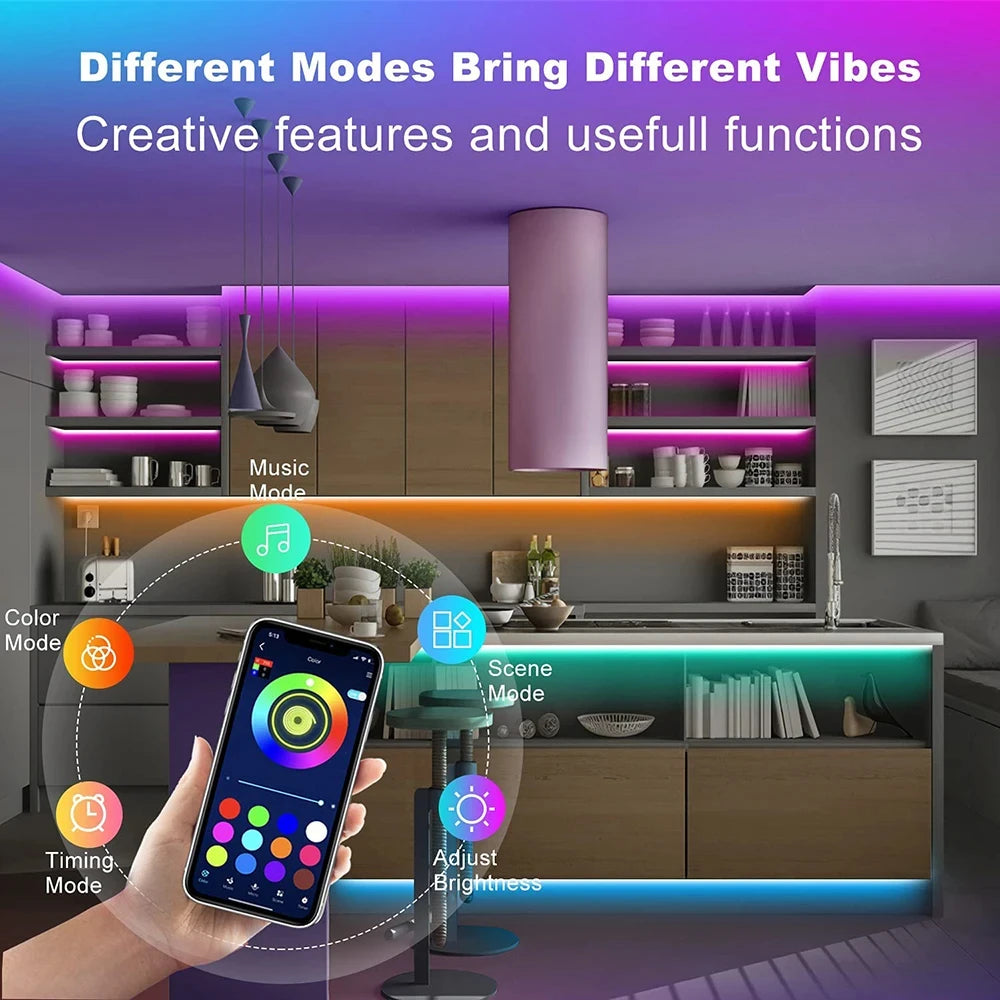 Smart Bluetooth RGB LED Strip Lights