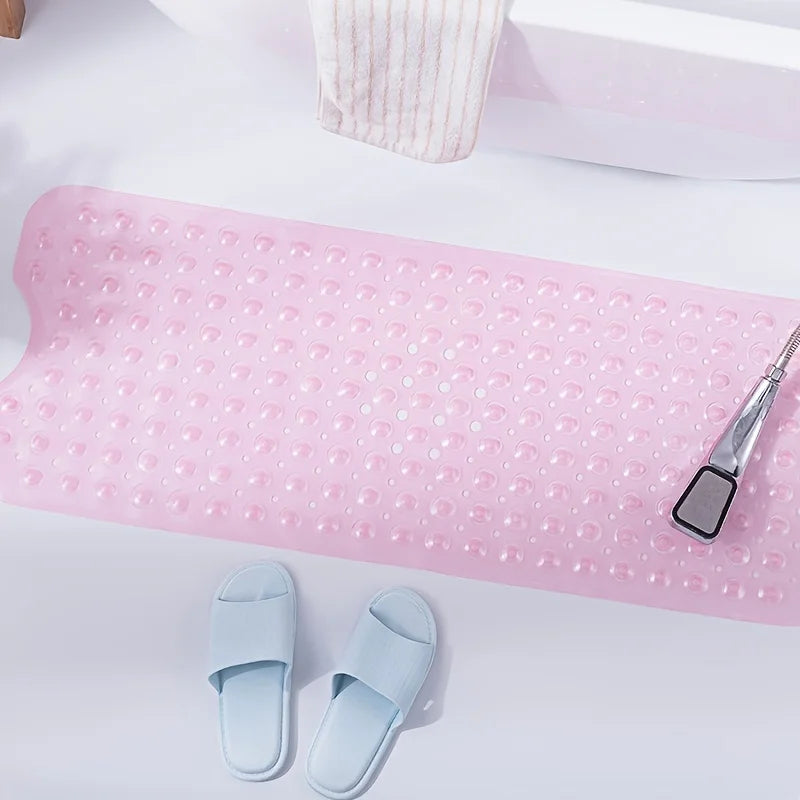 Non-Slip Bathtub Mat with Drain Holes