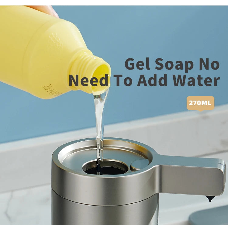 270 mL Stainless Steel Automatic Soap Dispenser
