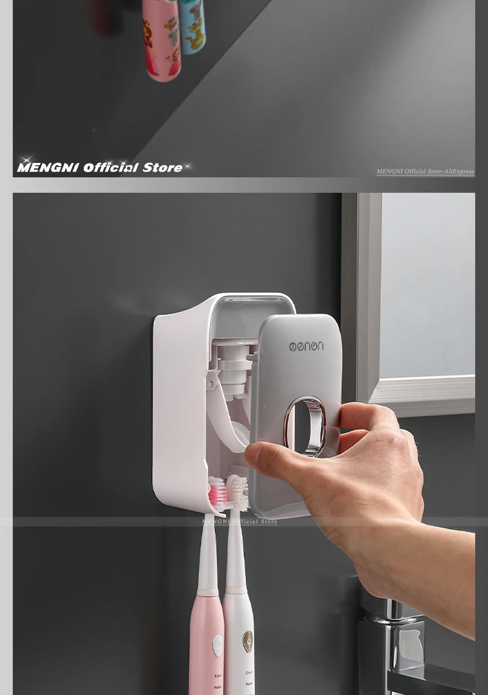 Wall-Mounted Toothpaste Dispenser
