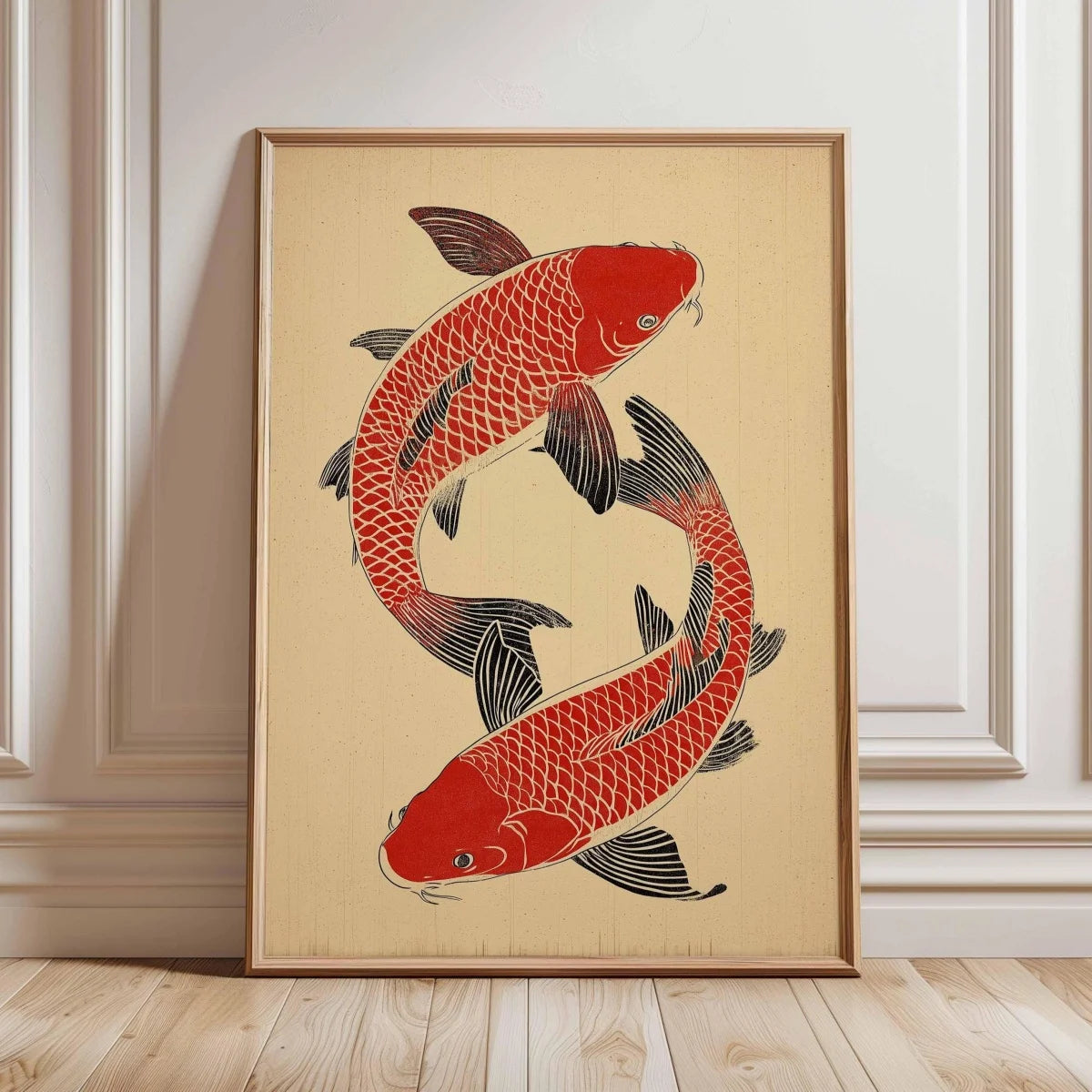 Japanese Koi Canvas Wall Art