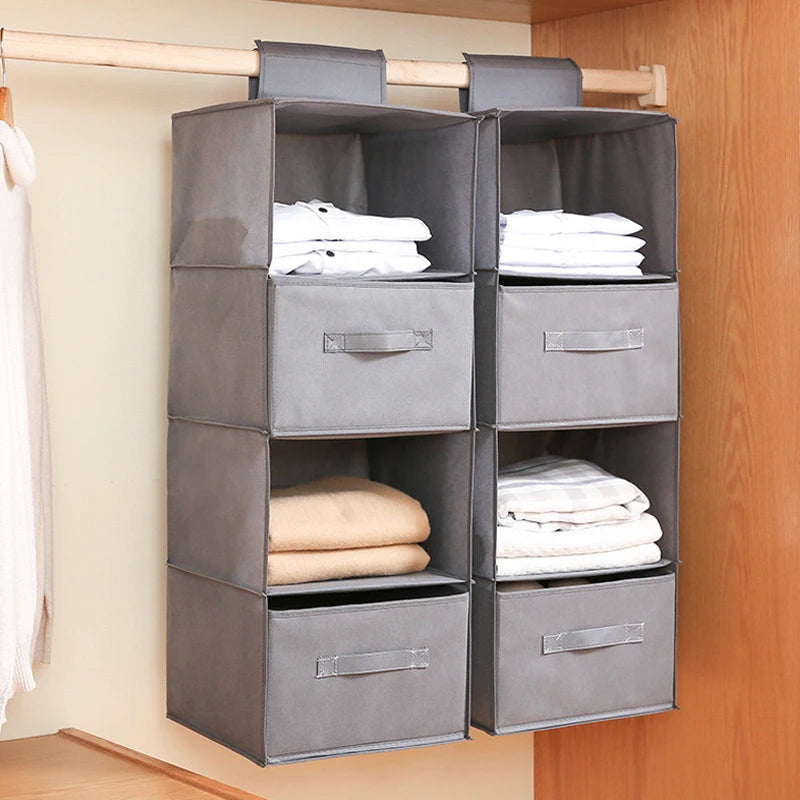 Hanging Closet Organizer with Drawers