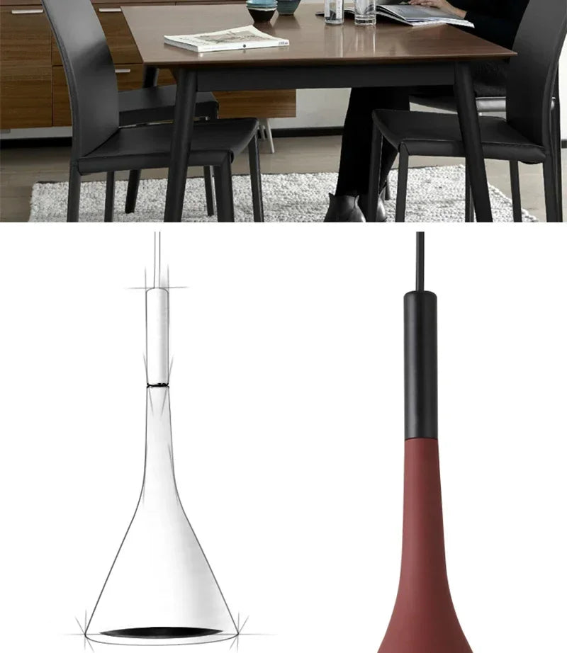 Modern Metal E27 Pendant Light