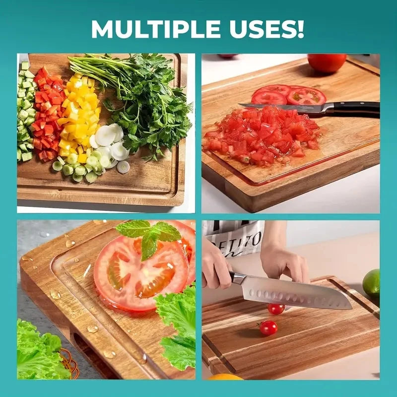 Natural Wood Cutting & Serving Board
