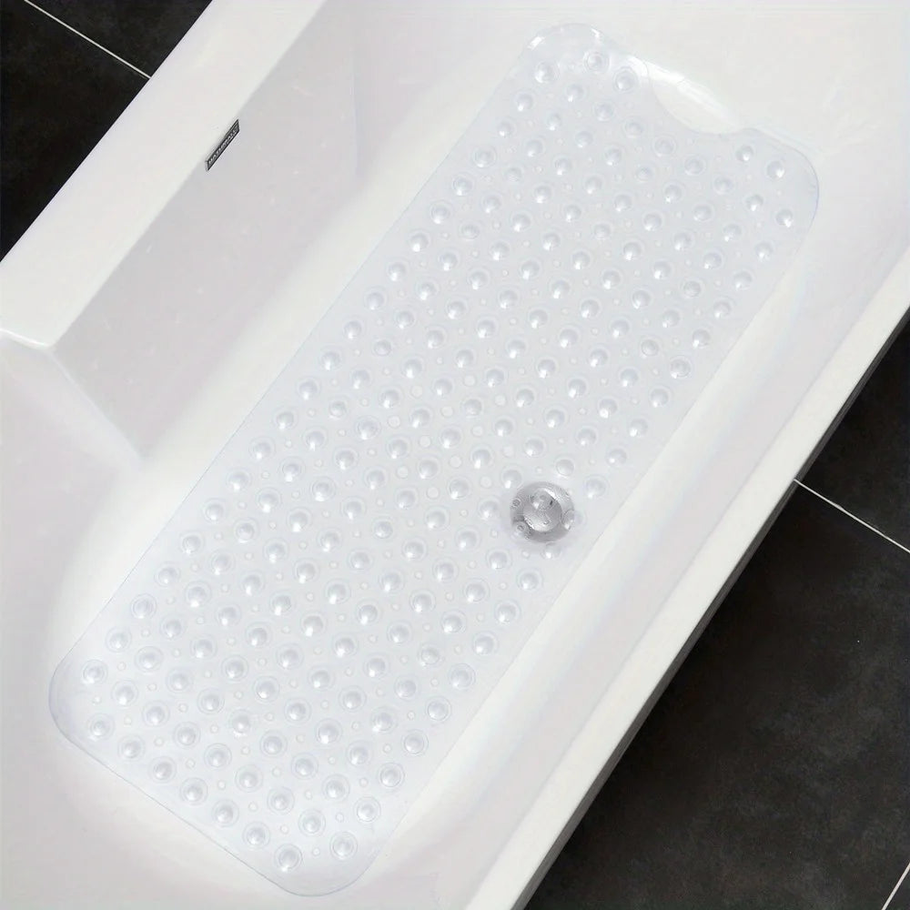 Non-Slip Bathtub Mat with Drain Holes