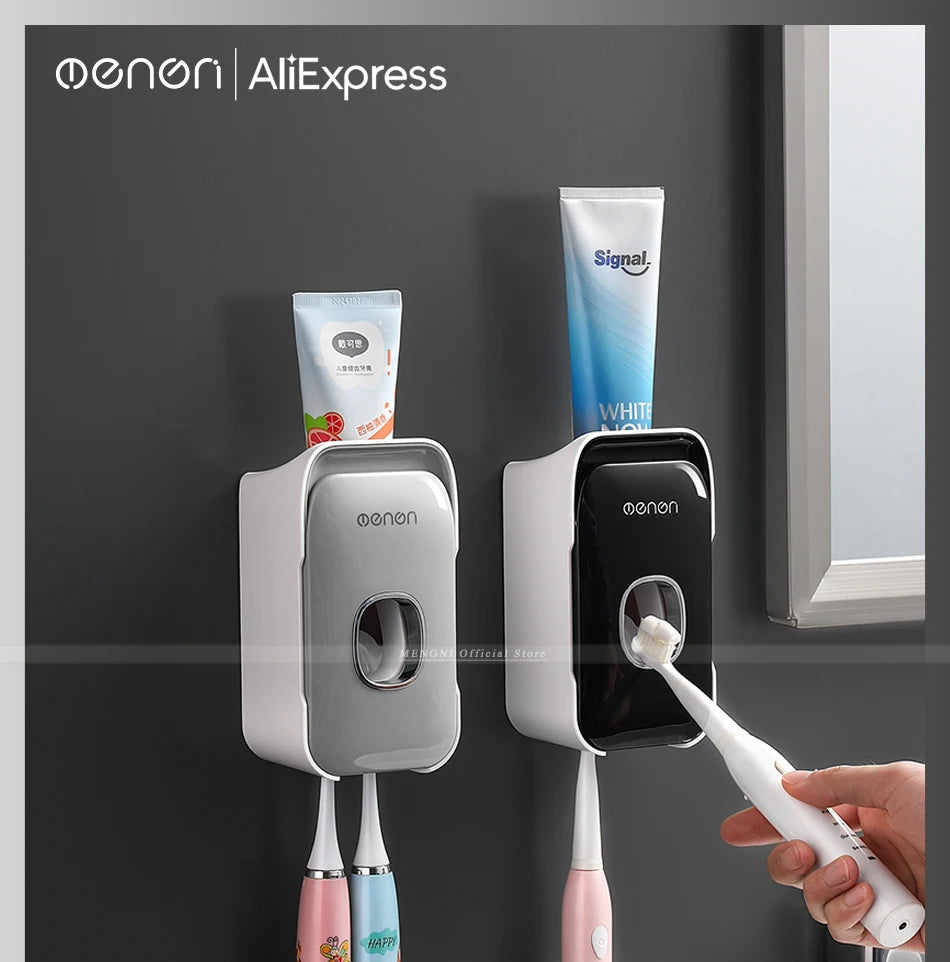 Wall-Mounted Toothpaste Dispenser