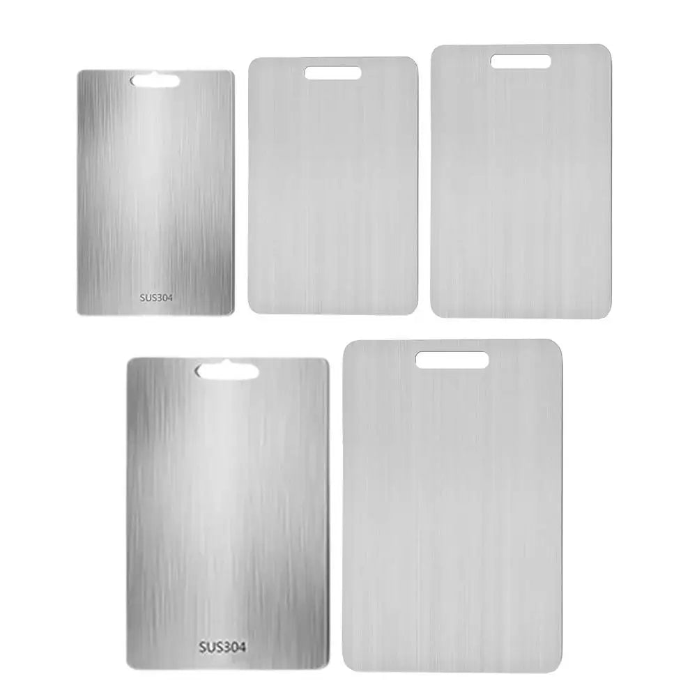 Double-Sided Stainless Steel Cutting Board