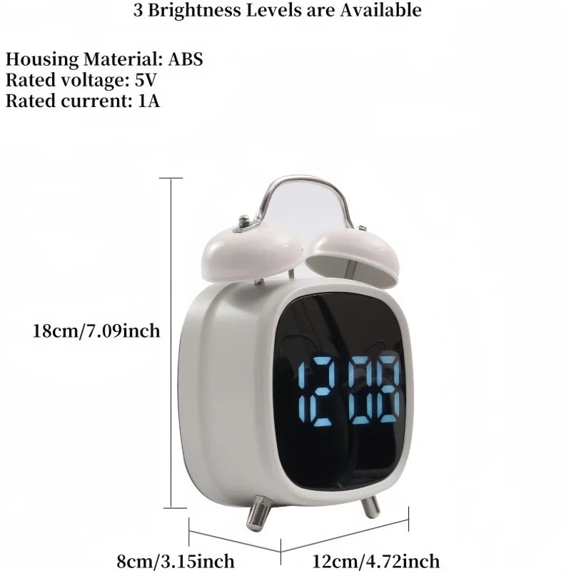 Large-Display Voice-Control Digital Alarm Clock