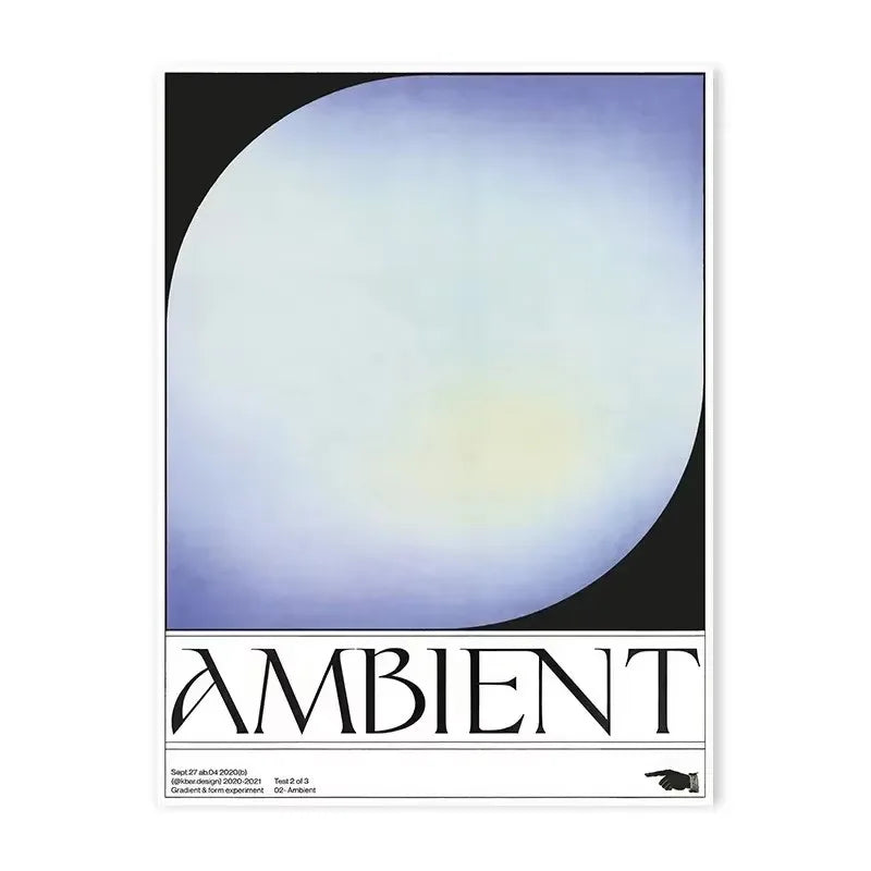 Abstract Blue Wave Canvas Wall Art