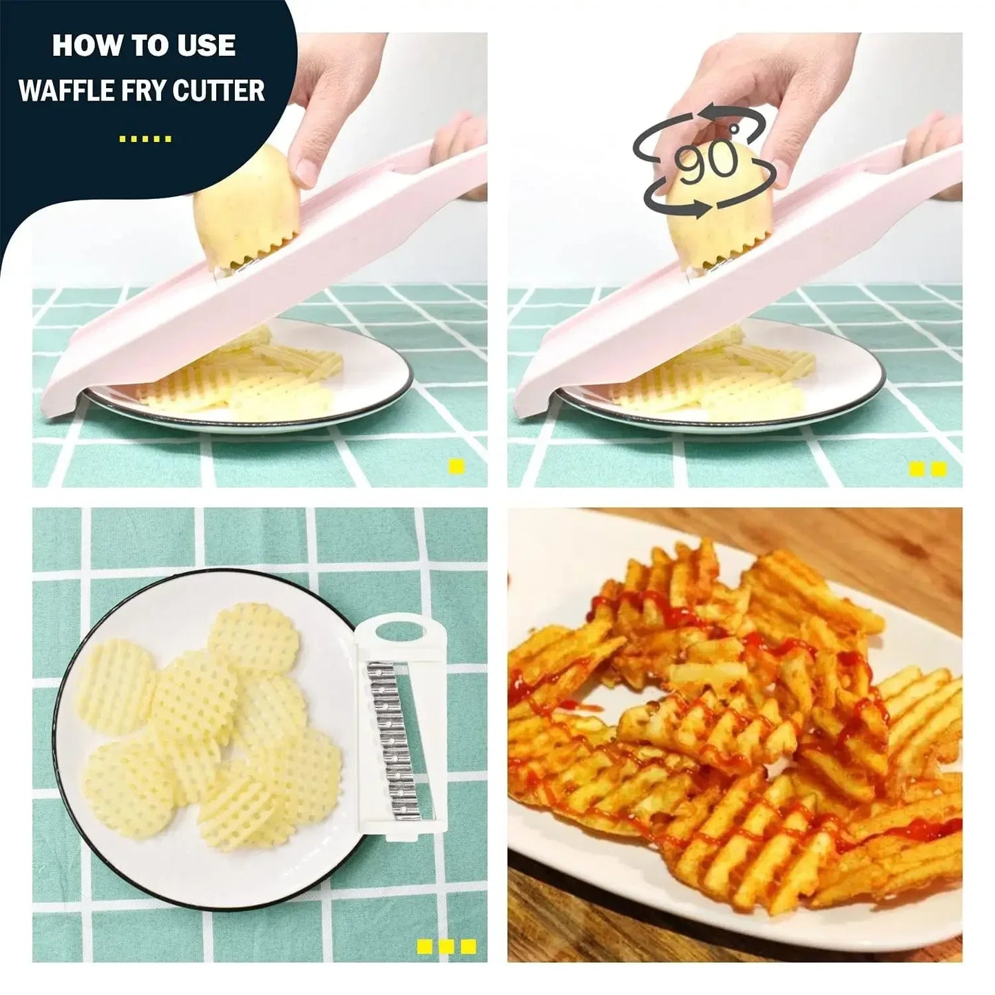 5-in-1 Handheld Vegetable Slicer