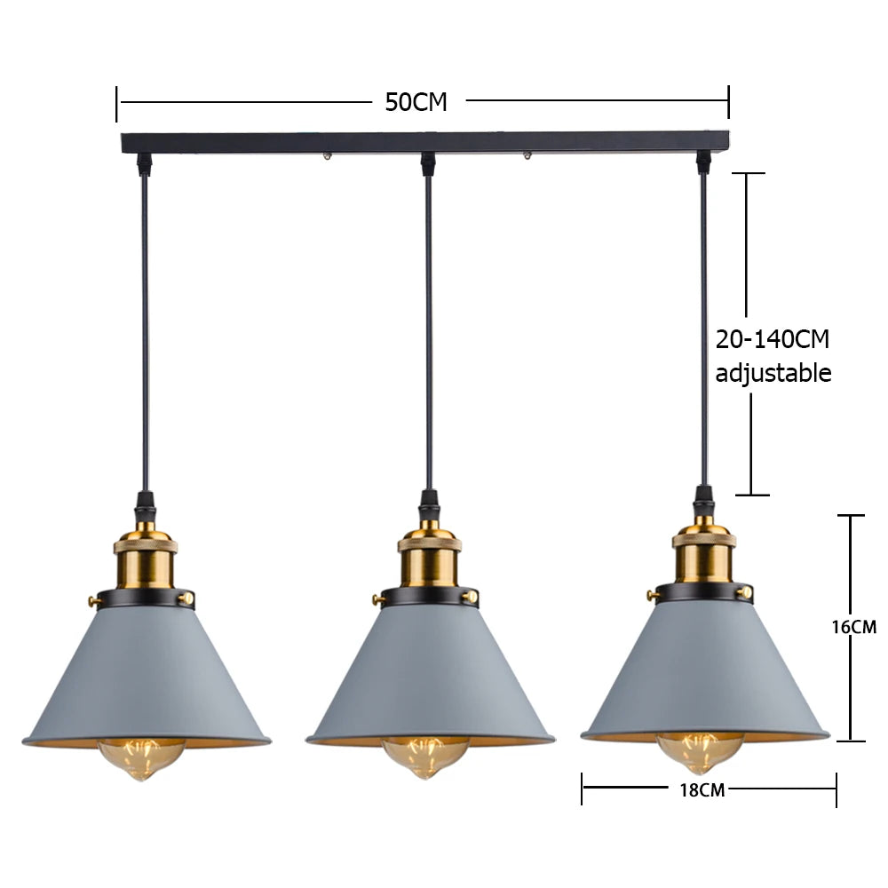 Retro Metal Pendant Light Collection