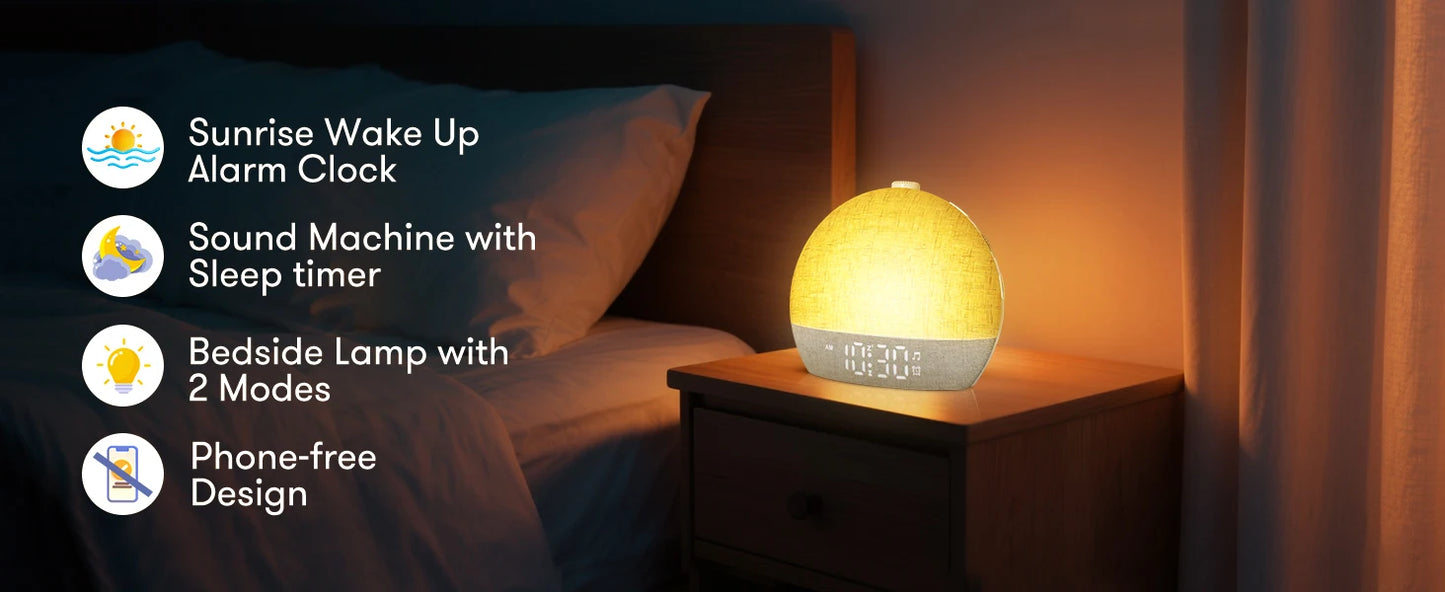 Sunrise Wake-Up Light & Sound Machine