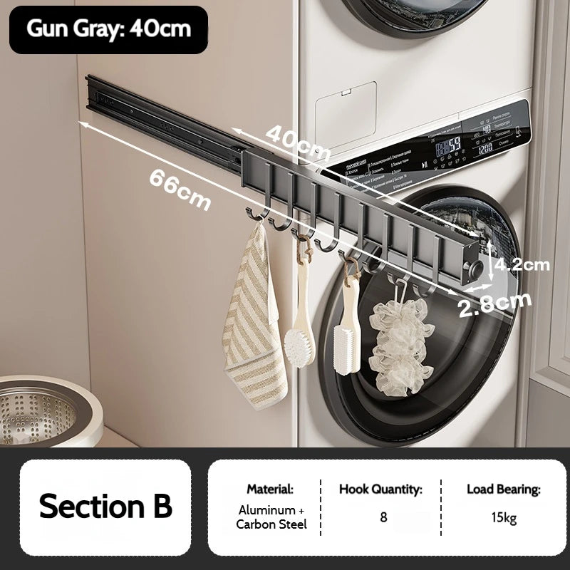 Pull-Out Closet Hanging Rod Collection